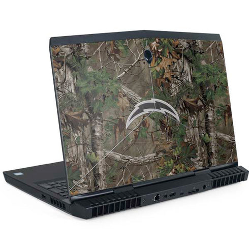 NFL Los Angeles Chargers Realtree Xtra Green Camo Dell Alienware Skin